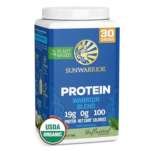Vegan Organic Protein Powder Plant-based | BCAA Amino Acids Hemp Seed Soy Free - TrustMedUSA