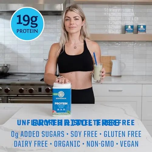 Vegan Organic Protein Powder Plant-based | BCAA Amino Acids Hemp Seed Soy Free - TrustMedUSA