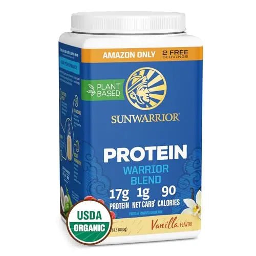Vegan Protein Powder Plant-based Protein Powder USDA Organic | BCAA Amino Acids - TrustMedUSA
