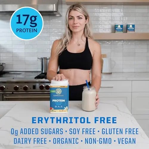 Vegan Protein Powder Plant-based Protein Powder USDA Organic | BCAA Amino Acids - TrustMedUSA