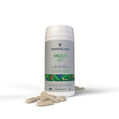 Vegetology MultiVit Vegan Multivitamins w/26 Vitamin & Mineral Supplements - TrustMedUSA