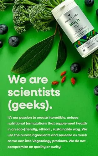 Vegetology MultiVit Vegan Multivitamins w/26 Vitamin & Mineral Supplements - TrustMedUSA