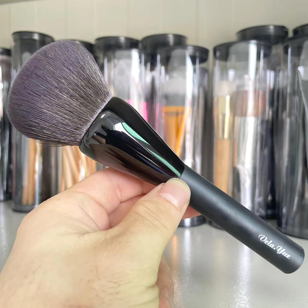 Vela.Yue Large Powder Brush Soft Face Loose Mineral Foundation Blusher Bronzer Makeup Brush - TrustMedUSA