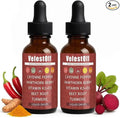 Velestoff Cayenne Pepper | Cayenne Heart & Circulation Blend – Botanical Extracts with Hawthorn, Beet Root, Turmeric, Vitamin K2 & D3 – Daily Wellness Drops (2 fl oz) (2) - TrustMedUSA