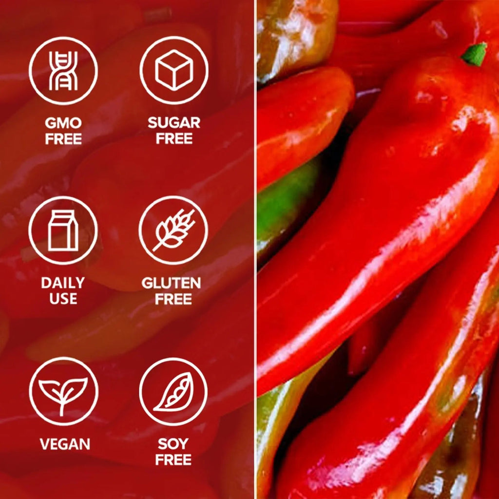 Velestoff Cayenne Pepper Drops, Cayenne Circulation Blend with Hawthorn Beet Root Turmeric Vitamin K2 D3 - Vegan, Non-GMO - 2FL.OZ (1 PCS) - TrustMedUSA
