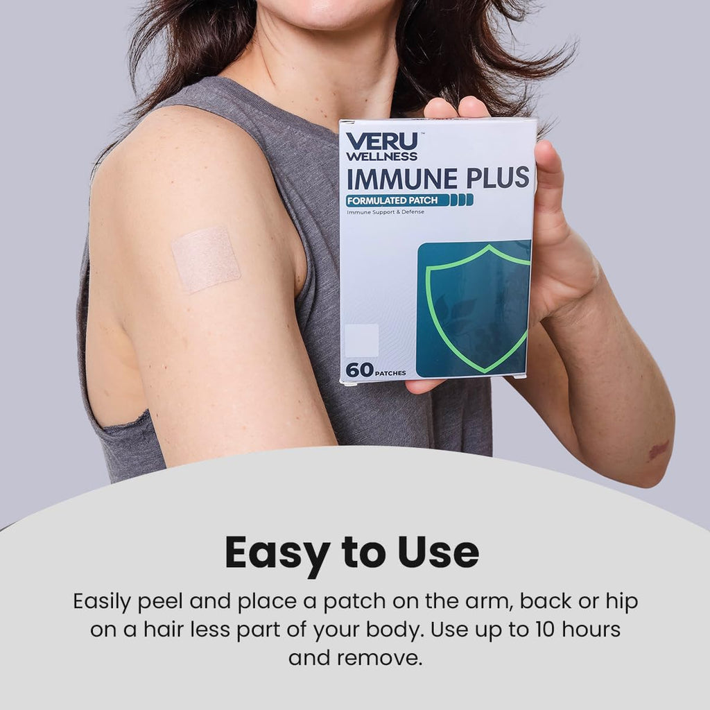 Veru Wellness Bariatric Immune, D3/K2 - Post Bariatric Gastric Bypass and Sleeve Gastrectomy - Non Ingest Patch (60 Days) - TrustMedUSA