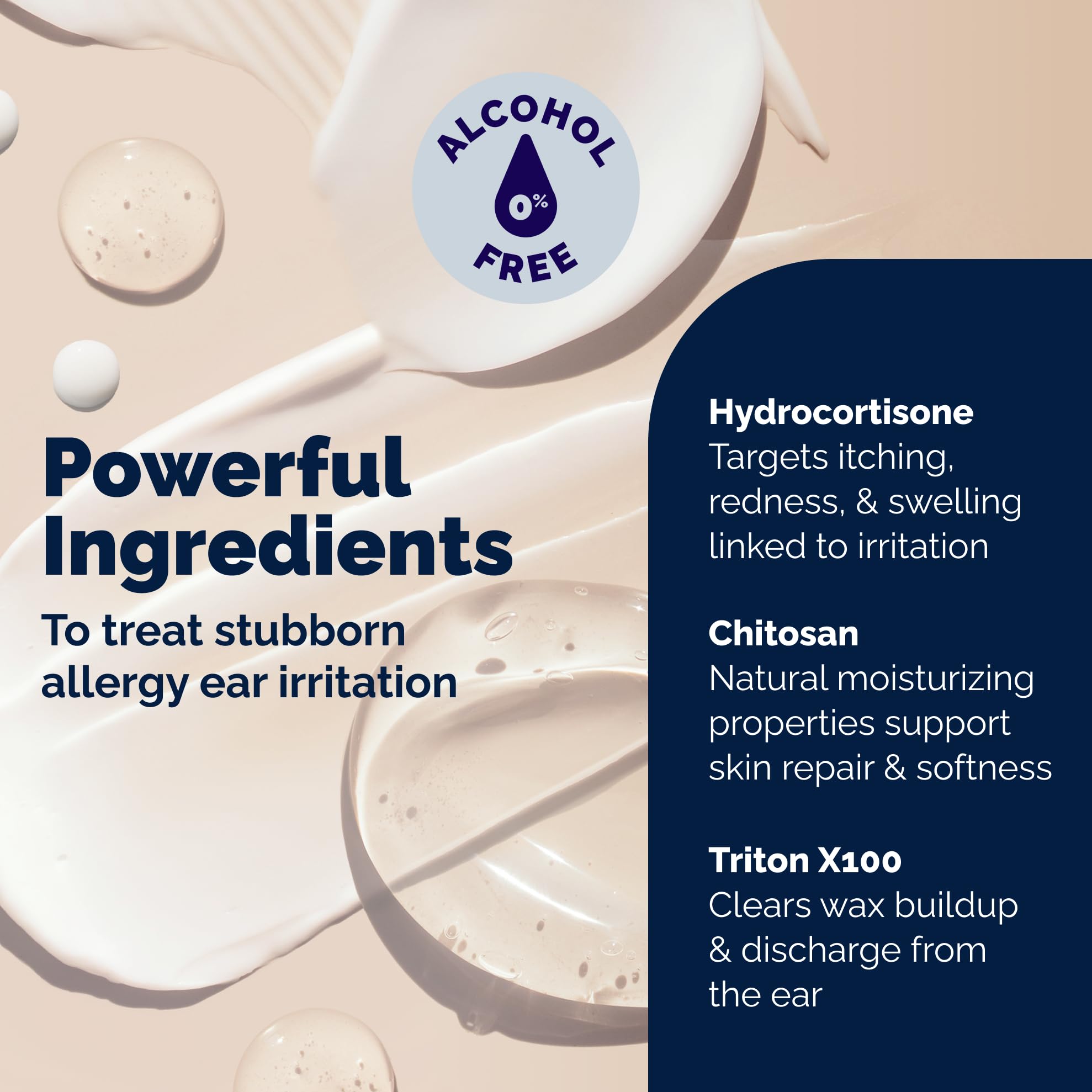 Vetnique Oticbliss Cat & Dog Ear Infection Treatment | Dog Ear Allergy Relief Drops, MicroSilver Yeast Infection Treatment for Dogs, Hydrocortisone for Itching, Redness Swelling (Ear Allergy Drops) - Maple Wellness Supplements