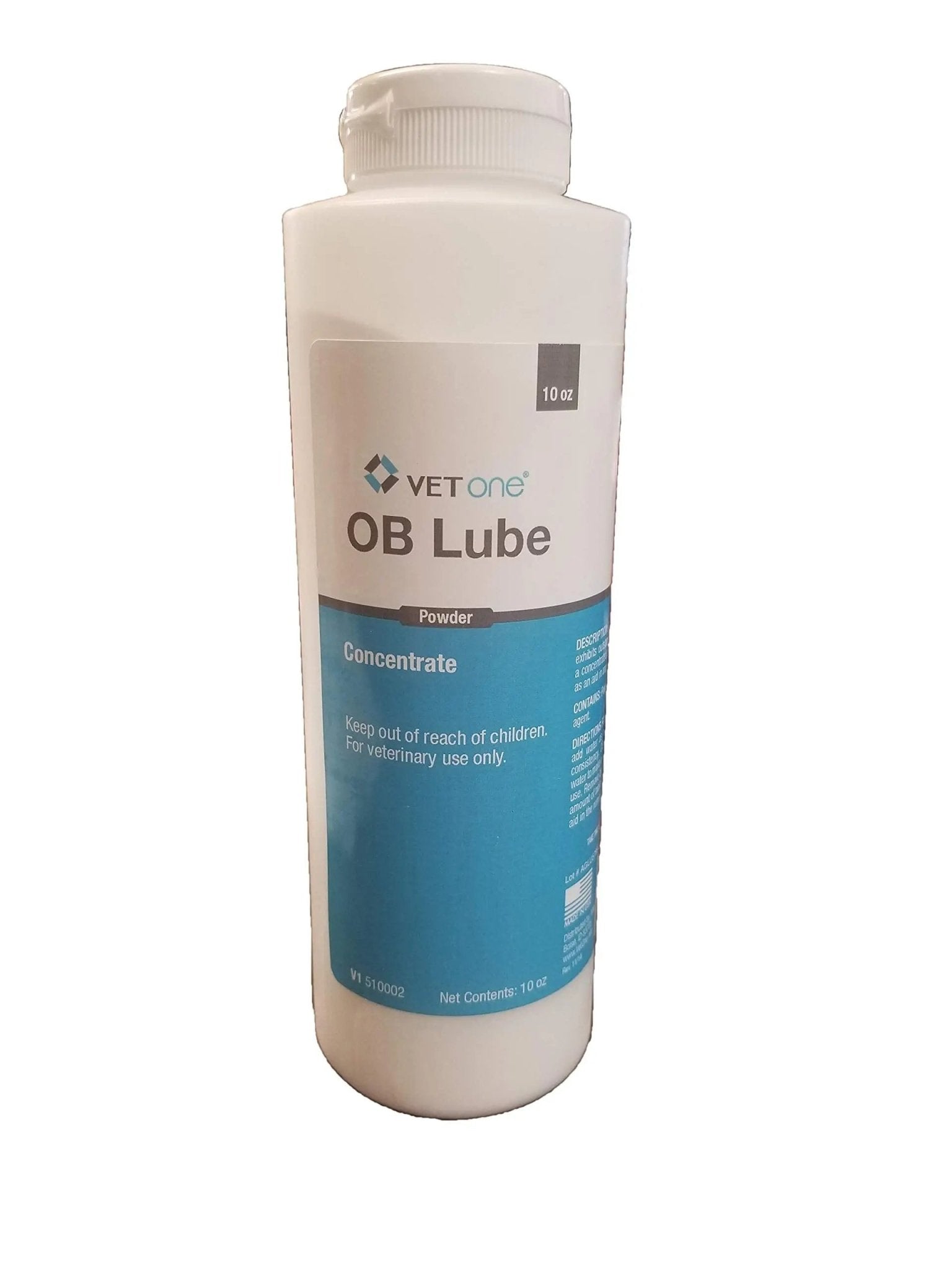VetOne OB Lube Powder Concentrate 10 oz Lubricating Livestock Obstetrical - TrustMedUSA