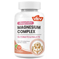 VEV Deep Calm Magnesium Complex for Women – Glycinate, Malate, B6, L-Theanine & Holy Basil – Support for Daily Magnesium & Stress Relief – 120 Vegan Capsules - TrustMedUSA