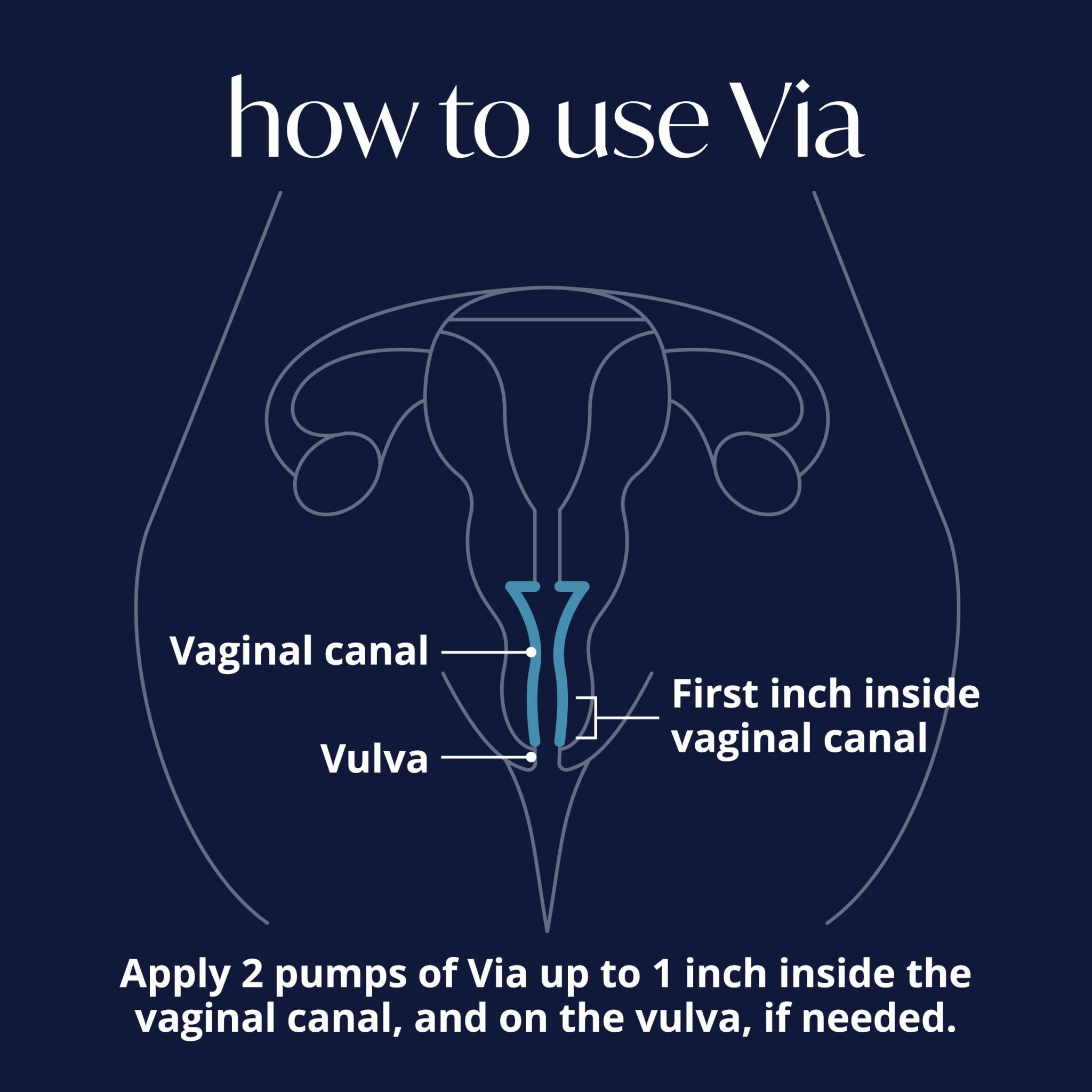 Via by Solv Wellness Vaginal Moisturizer Cream for Women, Non-Hormonal, Water-Based, Made with Hyaluronic Acid, Vitamins, Peptides, Jojoba Oil, 30 ml - Maple Wellness Supplements
