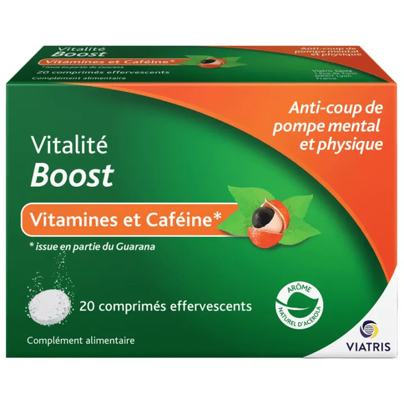 Viatris Vitalité Boost Vitamins and Caffeine 20 tablets - TrustMedUSA