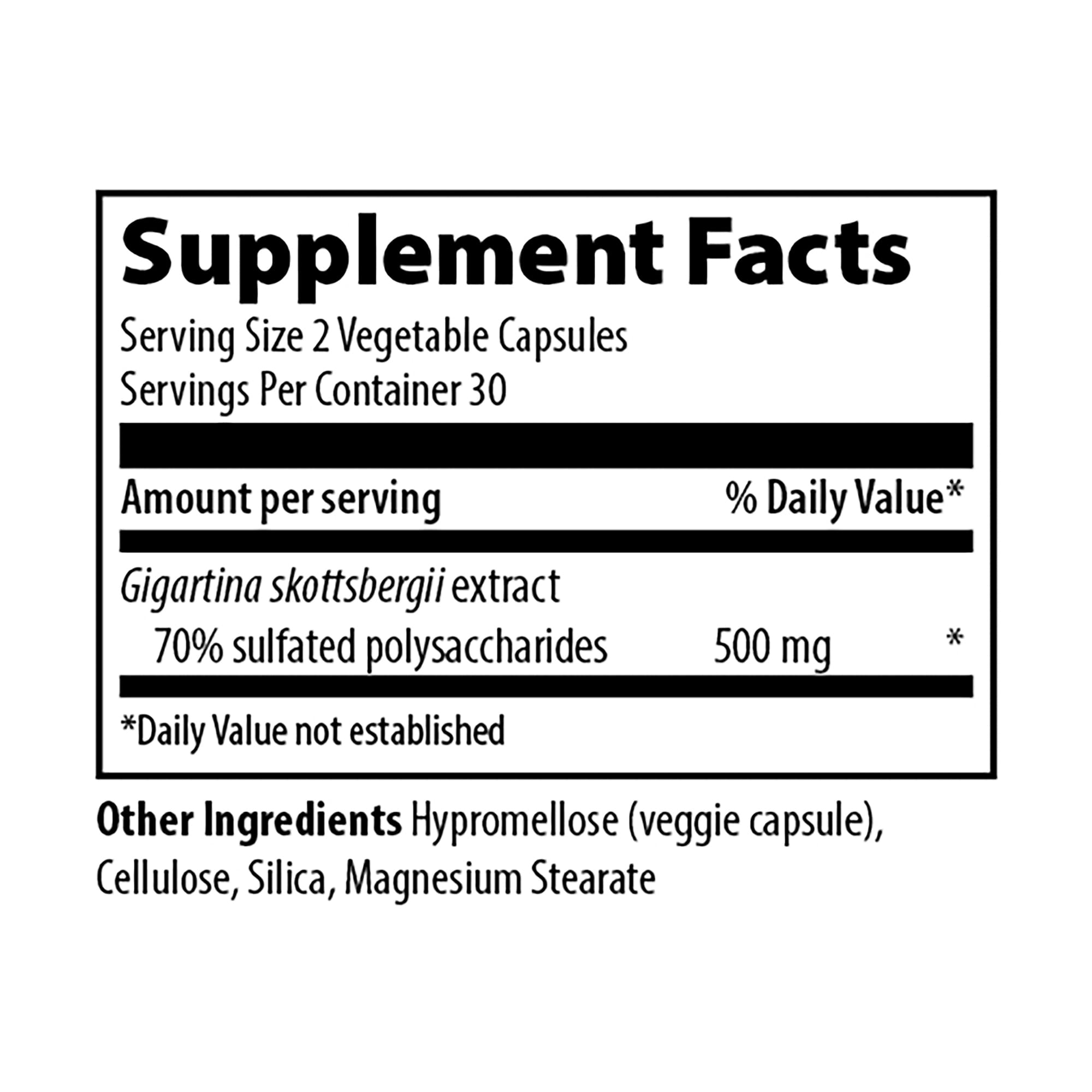 Vibrant Health, Gigartina Red Marine Algae, Plant-Based Immune Support, 60 Capsules - TrustMedUSA