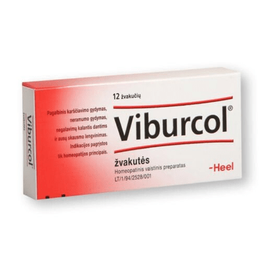 Viburcol Suppositories N12 - Quick Relief Toothpain, Restlessness Heel - Maple Wellness Supplements