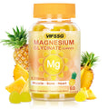 VIFSSG Magnesium Glycinate Gummies 500 Mg, Triple Magnesium Complex Sugar-Free Gummies with Malate 400 Mg, Citrate 400 Mg, Magnesium Supplement Chewable - TrustMedUSA
