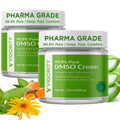Vigority DMSO Cream 99.9% Pure for Topical Joint, Muscle Comfort - DMSO Pharmaceutical Grade Cream with Arnica, Magnesium, Turmeric, OptiMSM, Aloe Vera 2 Pack - TrustMedUSA