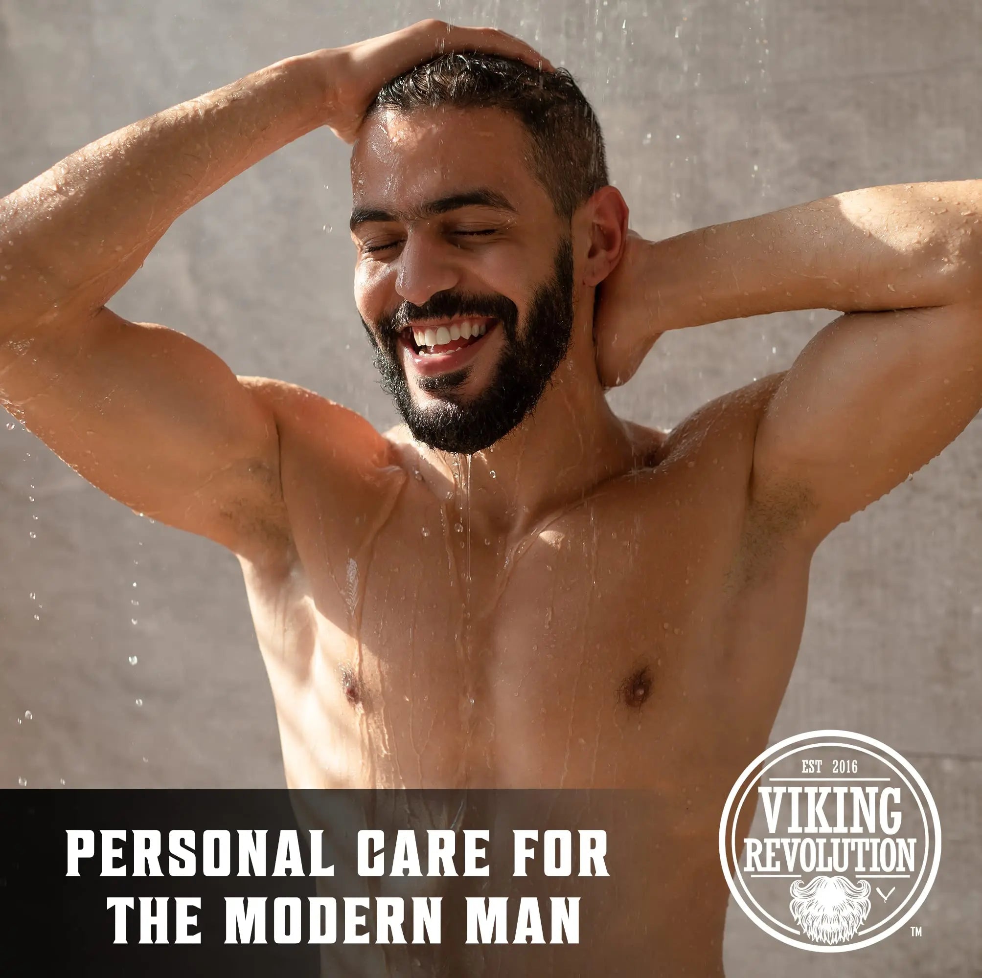 Viking Revolution Skin Cleaning Agent Tea Tree Kit for Men - Tea Tree Oil Set with Body - TrustMedUSA