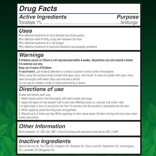 Viking Revolution Toenail Fungus Treatment Extra Strength with 1% Tolnaftate OTC - TrustMedUSA