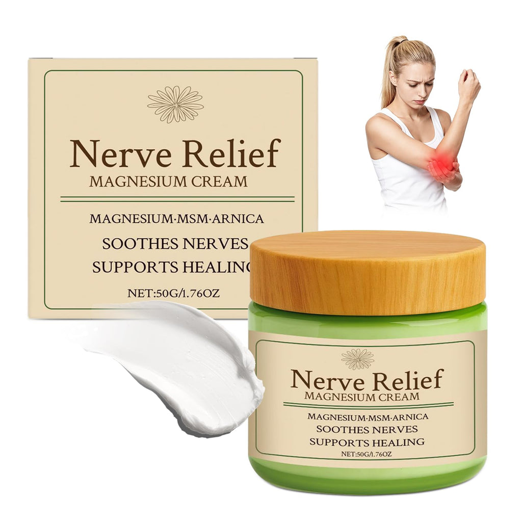 Vincofoo Nerve Relief Magnesium Cream with MSM & Arnica, Soothes Nerves & Daily Soothing Support - TrustMedUSA