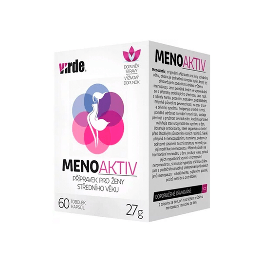 Virde Menoaktiv For Women With Natural Phytoestrogens For Menopause, 60 capsules - Maple Wellness Supplements