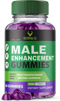 VirilPlex XL Male Performance Gummies, Premium Formula for Health and Wellbeing, VirilPlex XL for Men Gummys to Deliver Peak Performance Benefits, VirilPlexXL Gomitas (60 Gummies) - TrustMedUSA