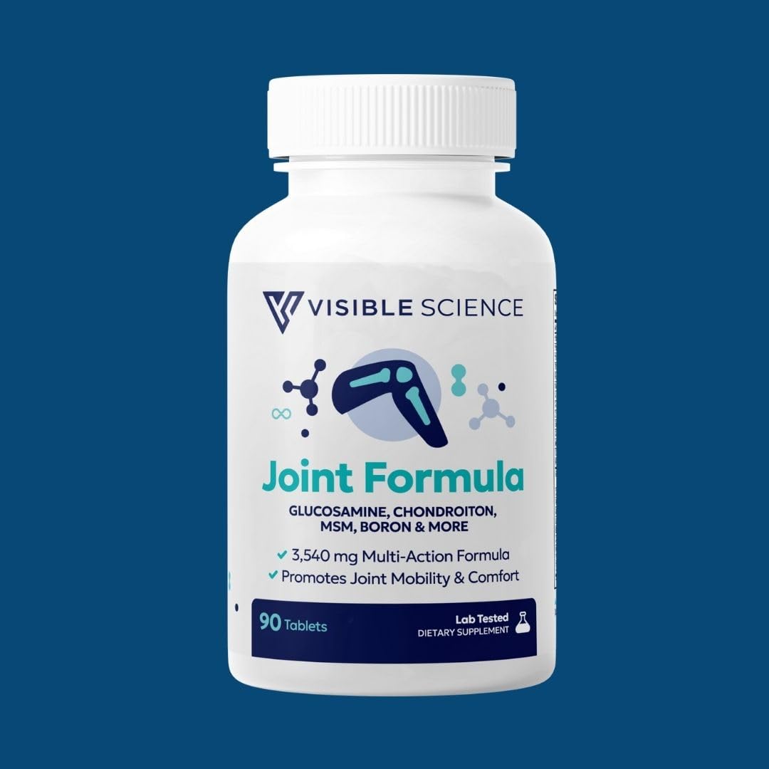 Visible Science Joint Formula – Advanced Joint Support with Herbal Blend & Antioxidants, Tablets 90ct - TrustMedUSA
