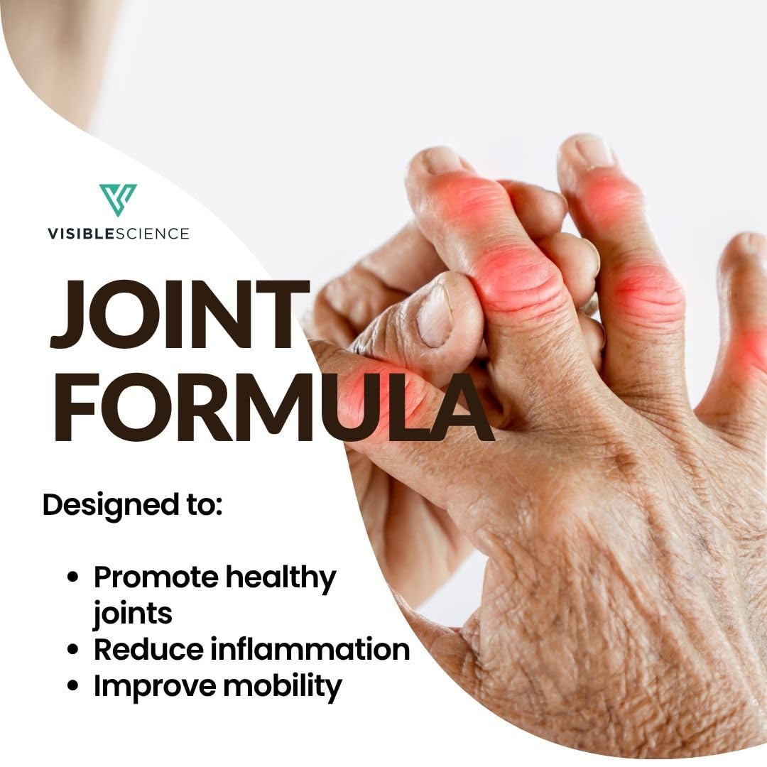 Visible Science Joint Formula – Advanced Joint Support with Herbal Blend & Antioxidants, Tablets 90ct - TrustMedUSA