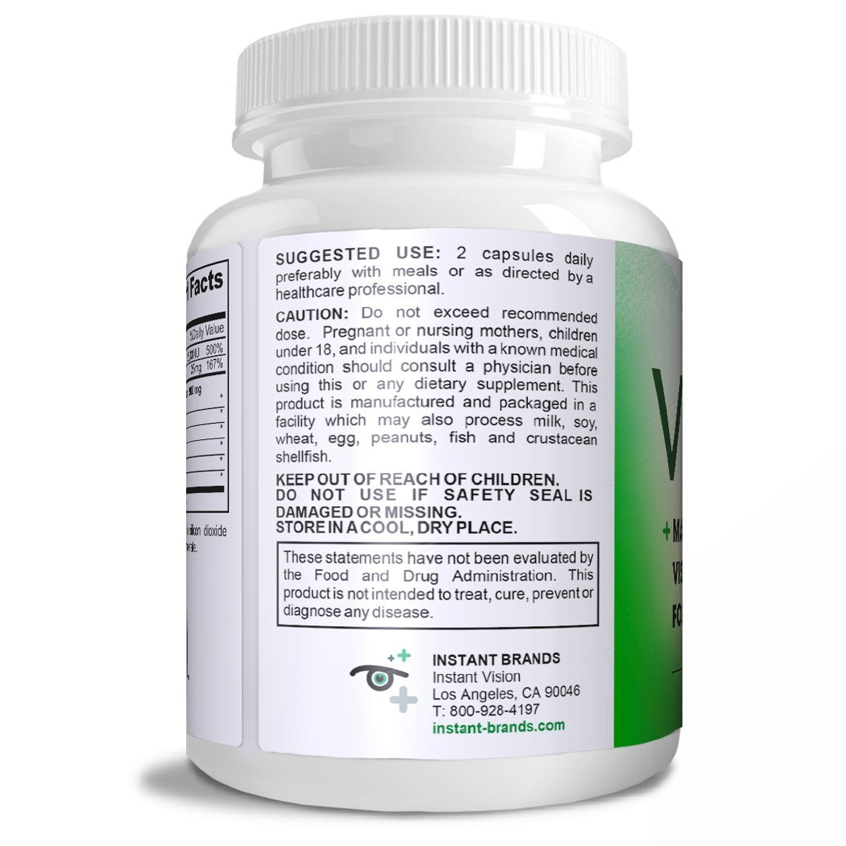 Vision Complete Natural Eye Support Formula Maximum Strength Vision Support Blend of Lutein in One Daily Vision Supplement. - TrustMedUSA