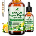 Vita PLynxera GHK-CU Peptide Supplement Liquid Drops, Premium 6-in-1 GHK CU Copper Peptides w. Marine Collagen Hyaluronic Acid Biotin for Anti-Aging, Skin Hair Growth Support, Oral Drops丨Women Men - TrustMedUSA