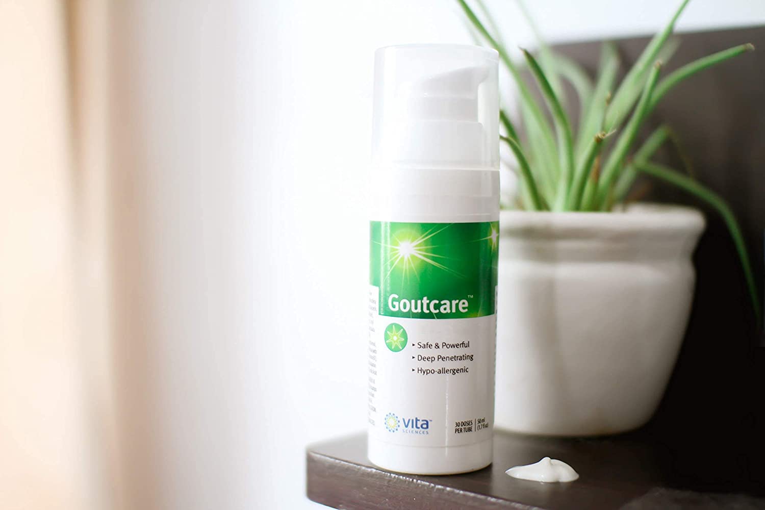 Vita Sciences GoutCare Soothing Cream for Occasional Discomfort. Intensive Soothing Cream - Fast-Acting Topical Application for Comfort Where and When You Need It Most. Safe & Effective - TrustMedUSA