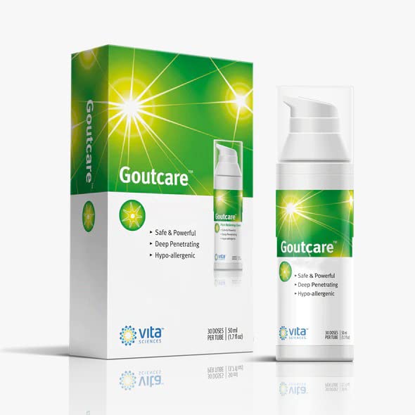 Vita Sciences GoutCare Soothing Cream for Occasional Discomfort. Intensive Soothing Cream - Fast-Acting Topical Application for Comfort Where and When You Need It Most. Safe & Effective - TrustMedUSA
