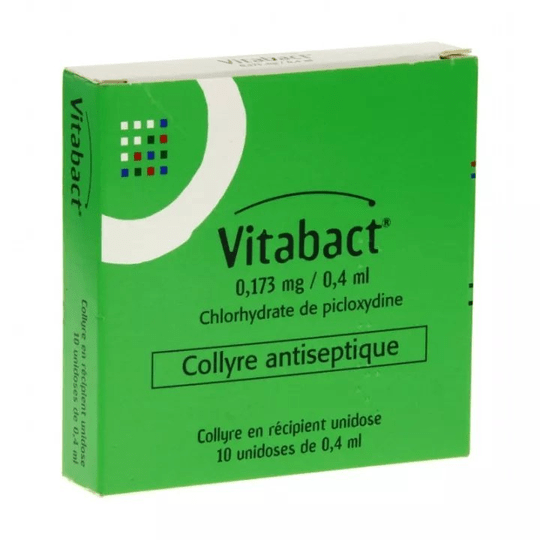 Vitabact Antiseptic eye drops 10 single doses - TrustMedUSA