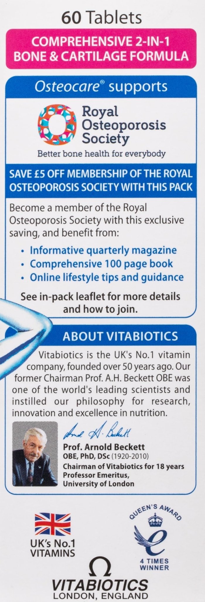 Vitabiotics Osteocare Joint - TrustMedUSA