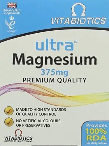 Vitabiotics Ultra Magnesium Tablets, Pack of 60 - TrustMedUSA