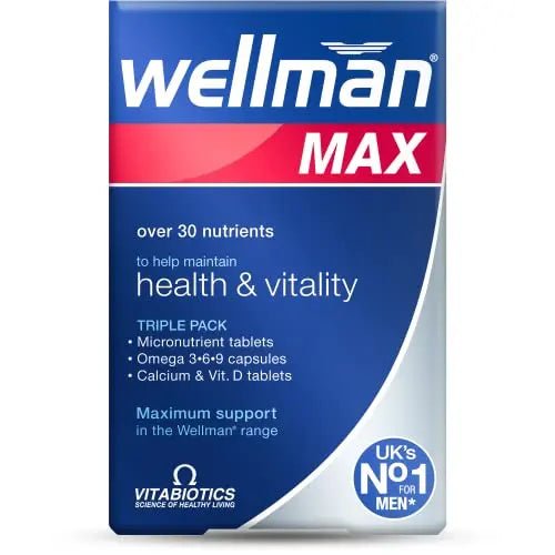 Vitabiotics Wellman Max - 84 Tablets/Capsules - TrustMedUSA