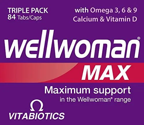 Vitabiotics Wellwoman Max, 84 Capsules - TrustMedUSA