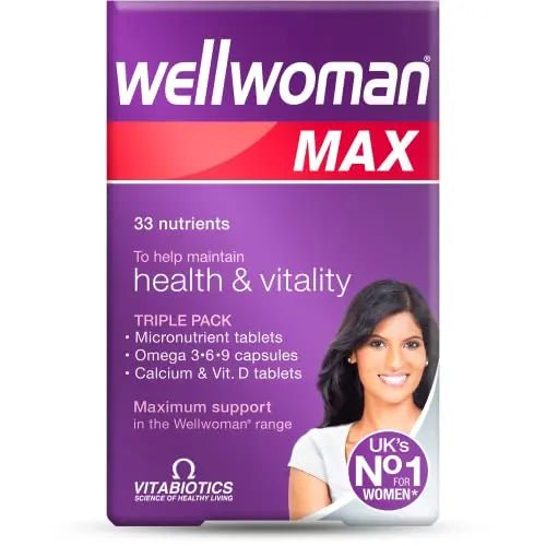 Vitabiotics Wellwoman Max, 84 Capsules - TrustMedUSA