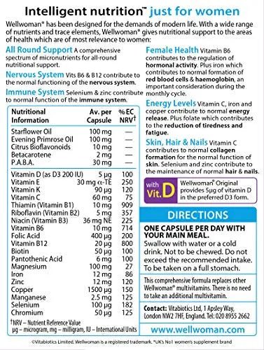 Vitabiotics Wellwoman Original - 90 Capsules - TrustMedUSA