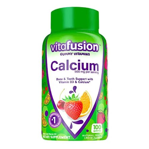 Vitafusion Fiber Well Sugar Free Fiber Supplement & Chewable Calcium Gummy Vitamins - TrustMedUSA