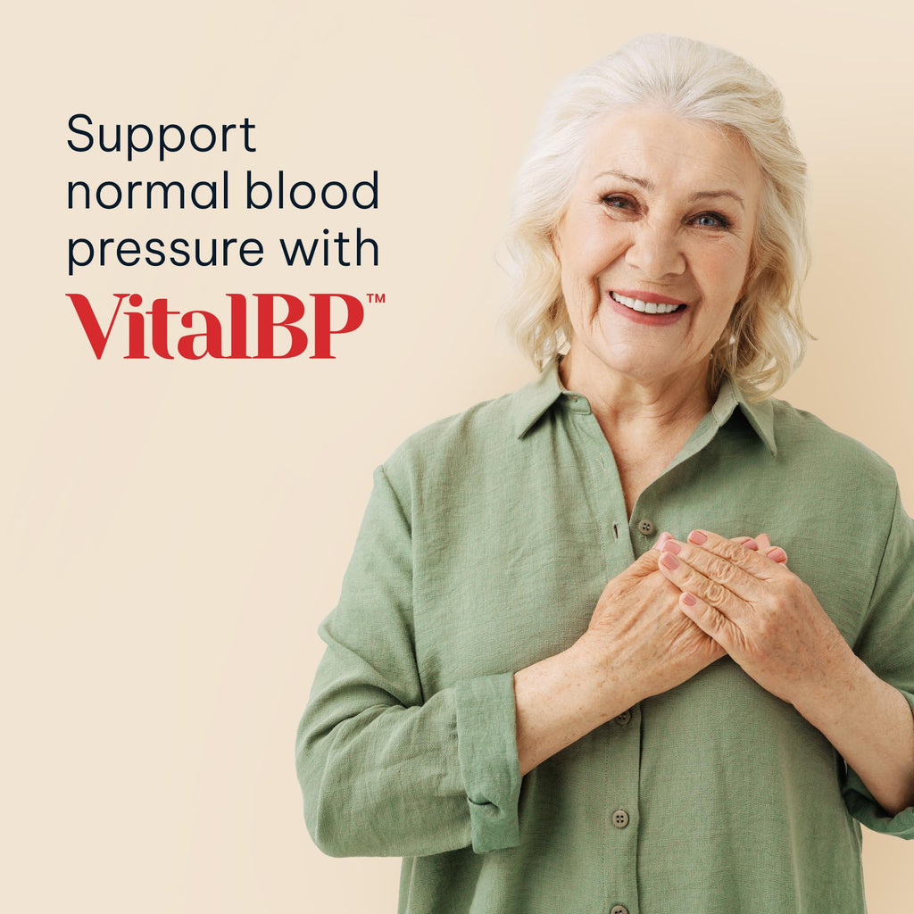 Vital BP - Support for Normal Blood Pressure - Supports Blood Flow & Arteries - with CoQ10, L-Citrulline, and K2 & D3-60 Capsules - TrustMedUSA