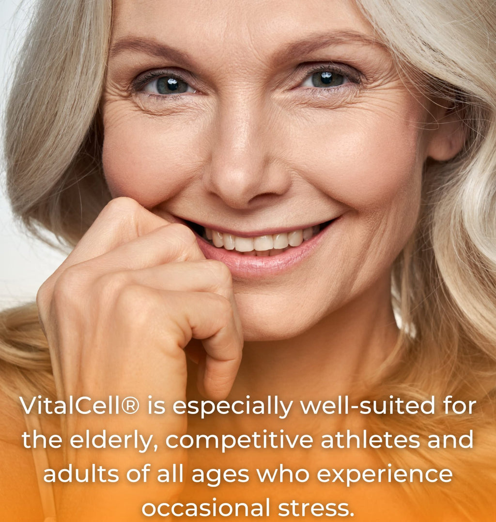 Vital Cell Natural Anti-Aging Supplement for Men and Women, Supporting Circulation and Healthy Organ Function (180 Vegetarian Capsules) - TrustMedUSA