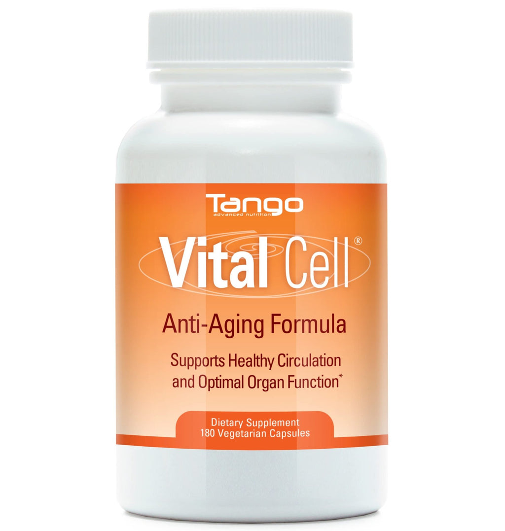 Vital Cell Natural Anti-Aging Supplement for Men and Women, Supporting Circulation and Healthy Organ Function (180 Vegetarian Capsules) - TrustMedUSA