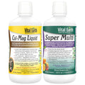 Vital Earth Minerals Bone & Wellness Support – Cal Mag Liquid + Super Multi, Liquid Multivitamins, MTHFR Support, 32 Oz Ea - TrustMedUSA