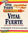 Vital Fuerte Liquid Shot Dietary Supplement 10 Units - Suplemento Multivitaminico (Pack of 1) - TrustMedUSA