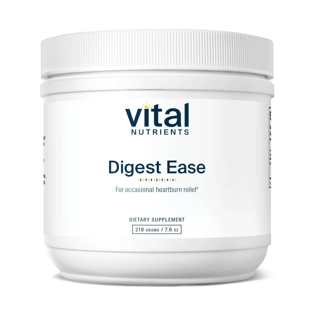 Vital Nutrients Digest Ease (Formerly Heartburn Tx) - Occasional Heartburn & Indigestion Relief - Supports Healthy GI Function & Helps Soothe GI Tract - Gluten, Dairy, Soy Free - Non-GMO - 50 Servings - TrustMedUSA