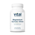 Vital Nutrients Magnesium Glycinate + Malate - 120mg Vegan Magnesium Supplement for Women and Men - Muscle, Heart, Bone Support* - Promotes Relaxation - TrustMedUSA