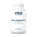 Vital Nutrients Osteo-Nutrients II - Vitamin K2 + D3, Calcium, Boron, and Magnesium for Bone Strength* - Healthy Heart Support - Vegetarian Supplement - Gluten, Dairy, Soy Free - 240 Capsules - TrustMedUSA