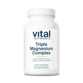 Vital Nutrients Triple Magnesium Complex Supplement | Vegan Magnesium Glycinate, Malate & Oxide 250mg | Easily Absorbed Magnesium Supplement for Stress, Muscle, Heart, Bone Support | 90 Capsules - TrustMedUSA