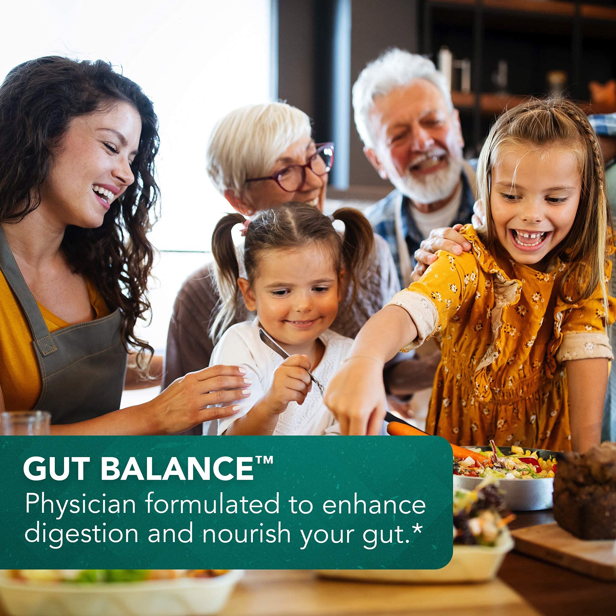 Vital Plan Gut Balance Supplement by Dr. Bill Rawls - Advanced Digestive Health Support Formula w/Clinical-Grade Slippery Elm Bark, Berberine & Dandelion Extract for Women & Men (180 Capsules) - TrustMedUSA