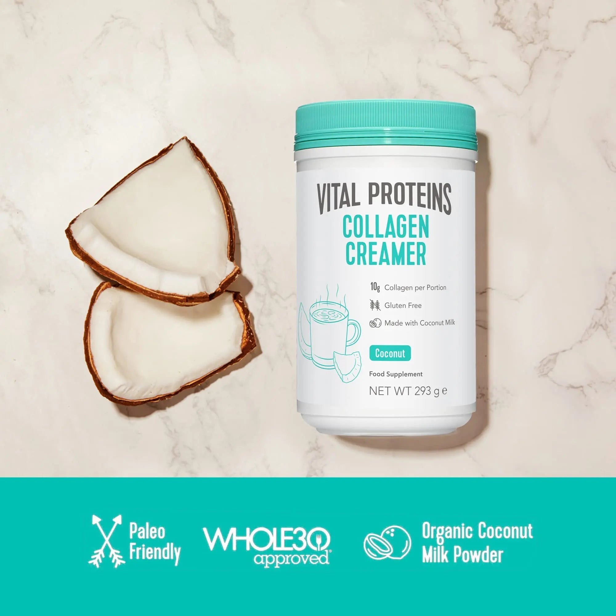 Vital Proteins Collagen Coffee Creamer, No Dairy & Low Sugar Powder with Collagen - TrustMedUSA