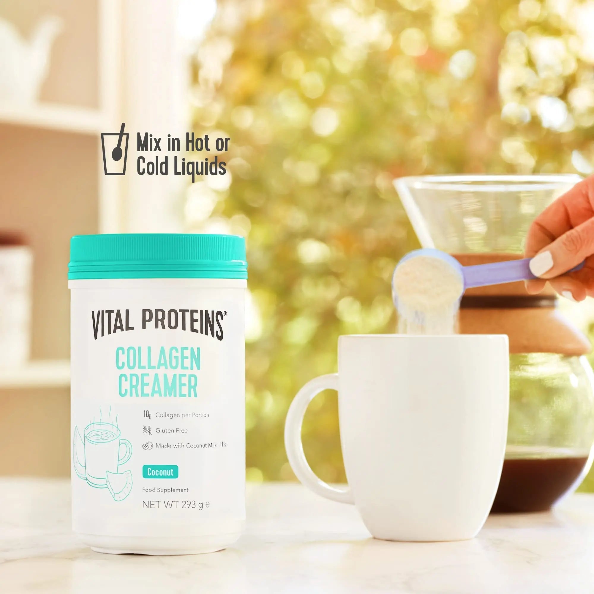 Vital Proteins Collagen Coffee Creamer, No Dairy & Low Sugar Powder with Collagen - TrustMedUSA
